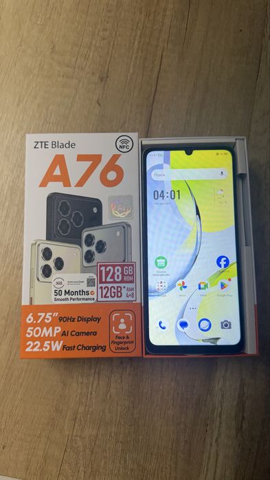 ZTE A76  blade почти новый
