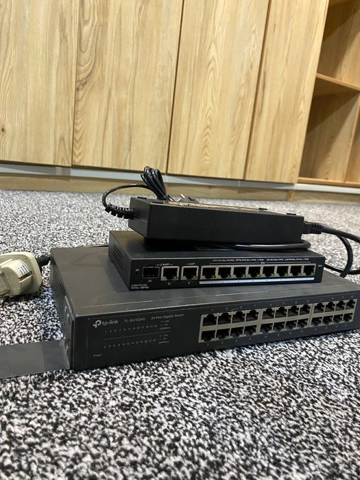 Tp-link 24 port, 8-port 5g intrnet kabel