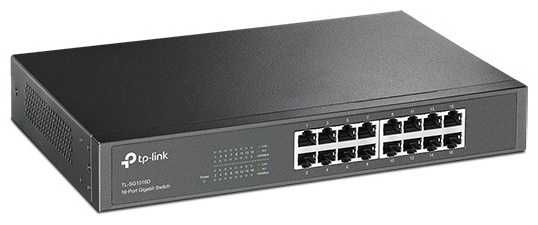 16 портовый коммутатор TP-Link TL-SG1016D (Гигабитный)