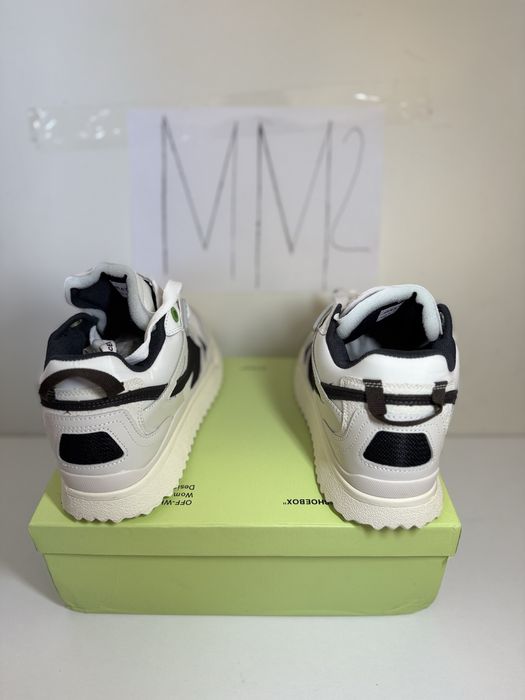 Adidasi/Sneakers Sponge Mid Top White Black