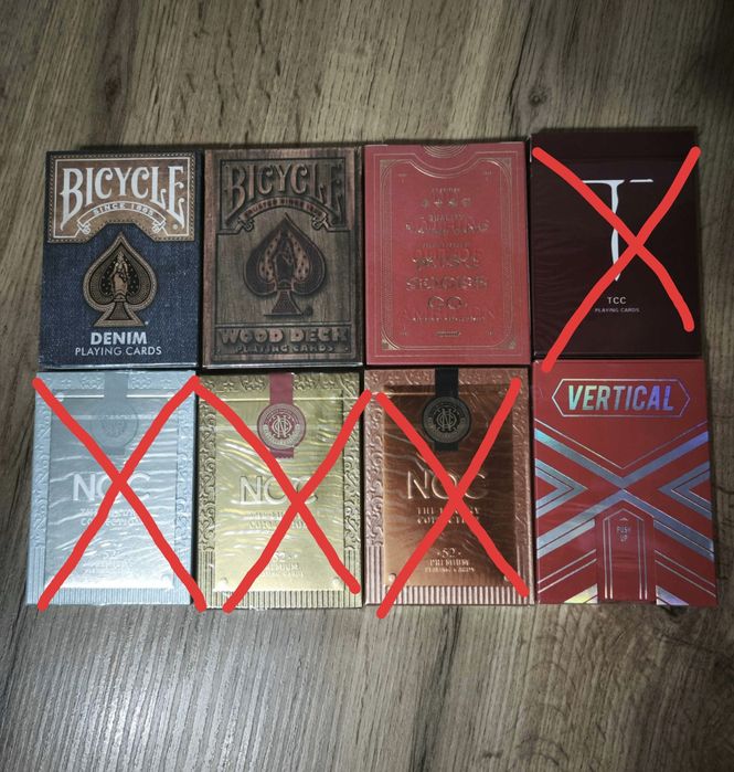 Carti de joc Bicycle Riffle Shuffle ARK TCC MPC Jocu playing cards