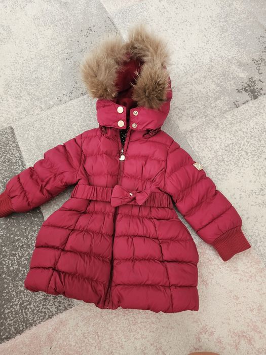 Кокетно зимно якенце с естествен пух