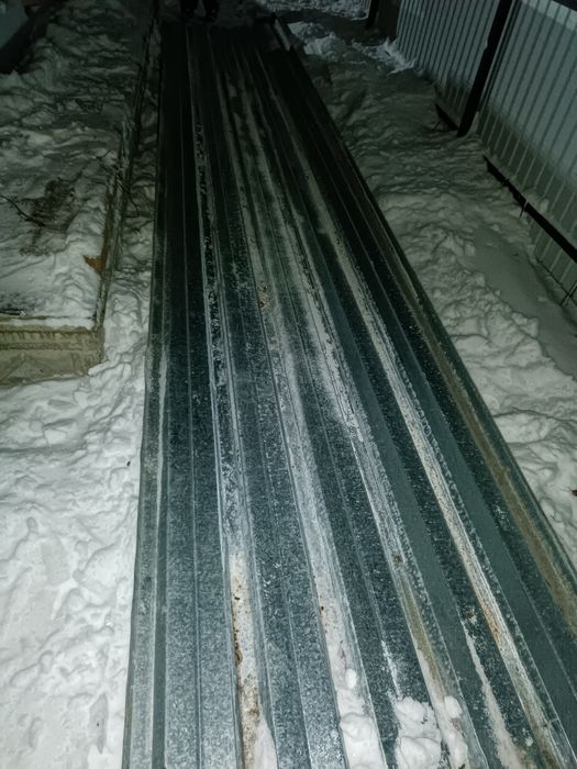 Продам профлист оцинкованный б/у