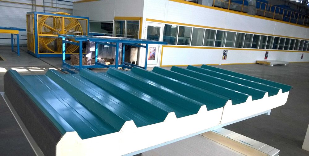 Сэндвич панели | металлоконструкция под ключ | sendvich panel | CP-16