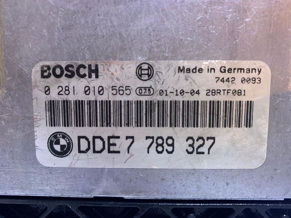 ECU / Calculator Motor BMW Seria 3 E46 320D 2.0D 110KW 150CP 2001 - 2005 Cod Piesa : 7789327 / 0281010565 / 7789448 / 7788337