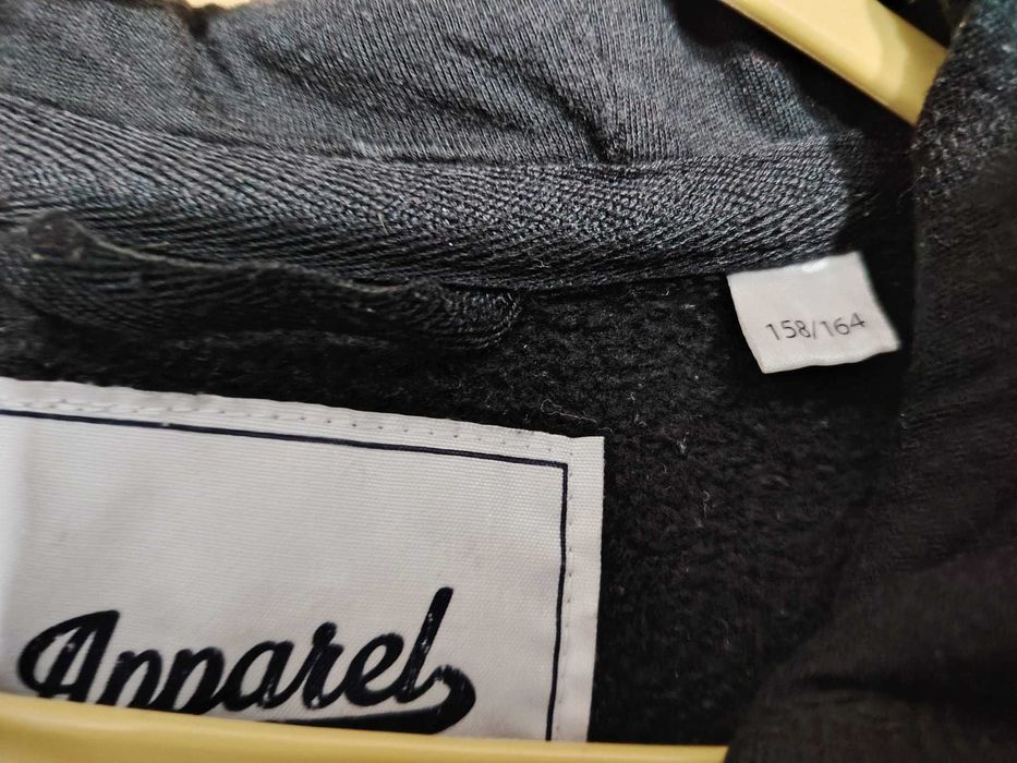 Hanorac negru cu fermoar (dama)