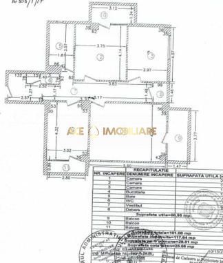 3 Camere | Obor | 0% Comision | Centrala | Bloc 2008 | Parcare