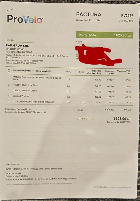 Bare transversale Thule EDGE WINGBAR BLACK VW GOLF 8/8.5