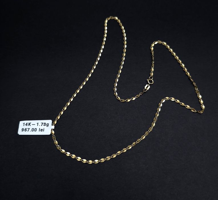 Bijuteria Royal lant din aur 14k 1.73 gr
