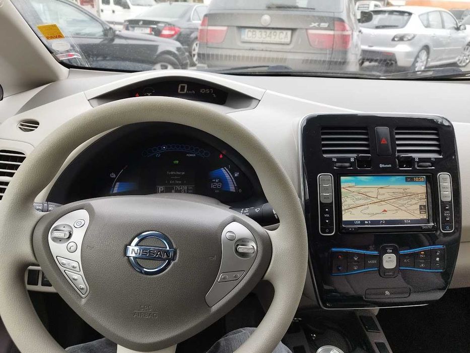 --> 3лв/100км разход! Nissan Leaf 2013г.