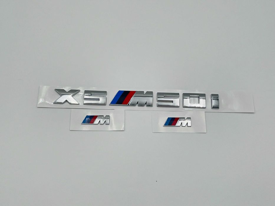 Set Embleme Compatibile BMW X5M50i crom