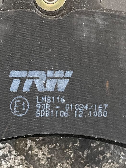 Set Placute De Frana Fiat Ducato Box 230 1994 - 2005 Trw Lms116 90R-01