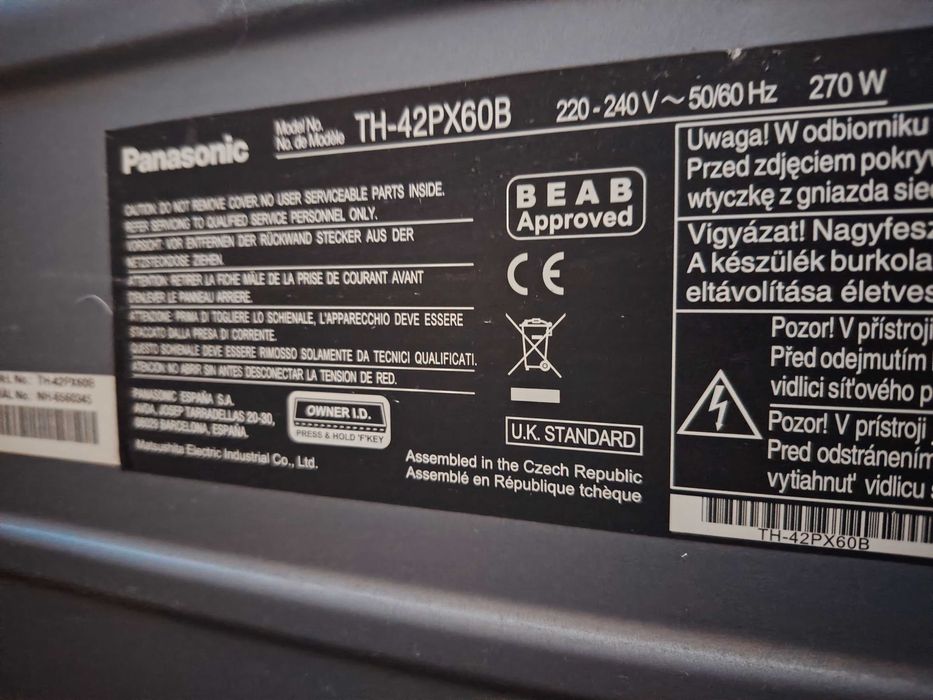 Panasonic плазмен телевизор