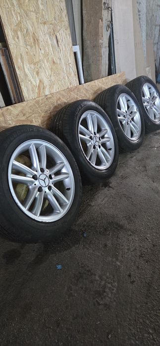MERCEDES оригинални джанти със летни гуми 205/55/16 7J×16 ET37 5×112