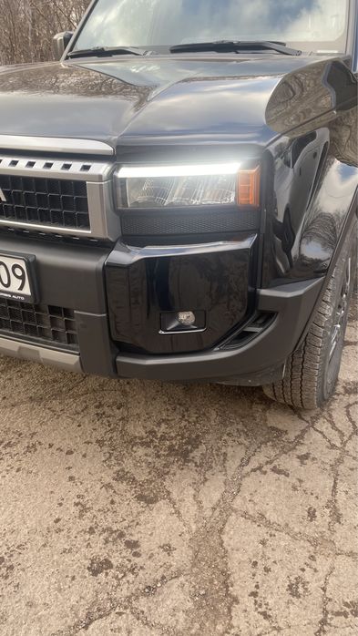 Прадо 250 Накладка бампера бампер левый