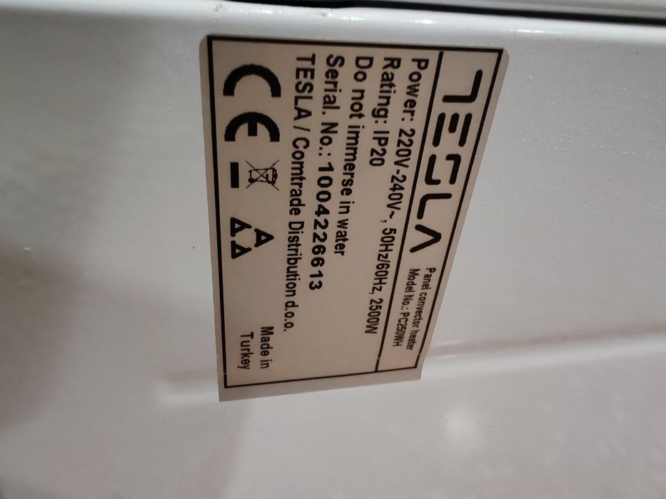 Calorifer electric Tesla