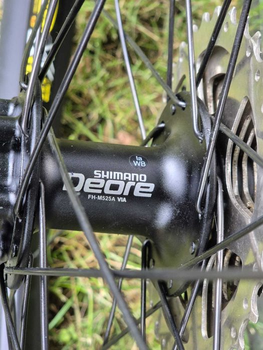 Roti MTB Mavic MX 117, 26inch, caseta Shimano 9 pinioane ,discuri Shimano noi