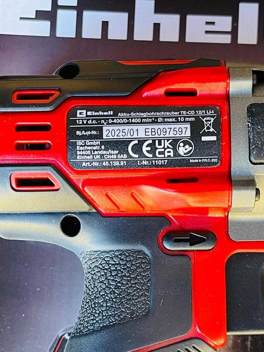 Mașină de găurit cu percuție Einhell TE-CD 12/1