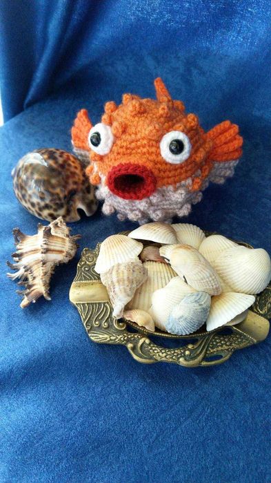 Ръчно плетени играчки на една кука