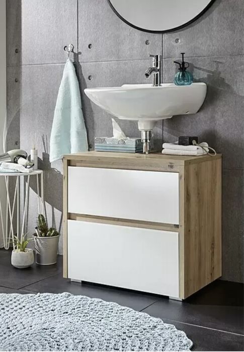 Стъклен тоалетен шкаф Riva