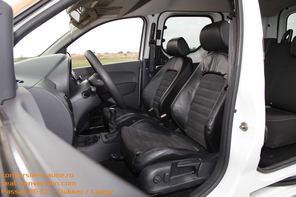 Sistem adaptare scaune de Passat B6 CC pe Lodgy Dokker