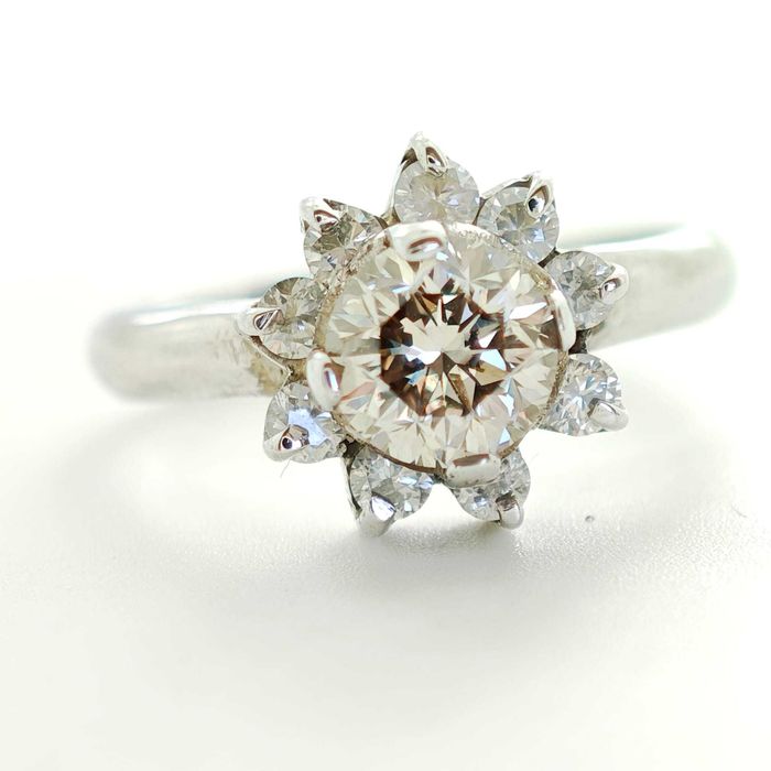 Inel 14k diamante naturale 1.40ct