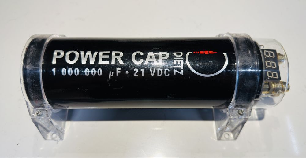 Dietz Power Cap 1 Farad 21VDC – дигитален волтметър