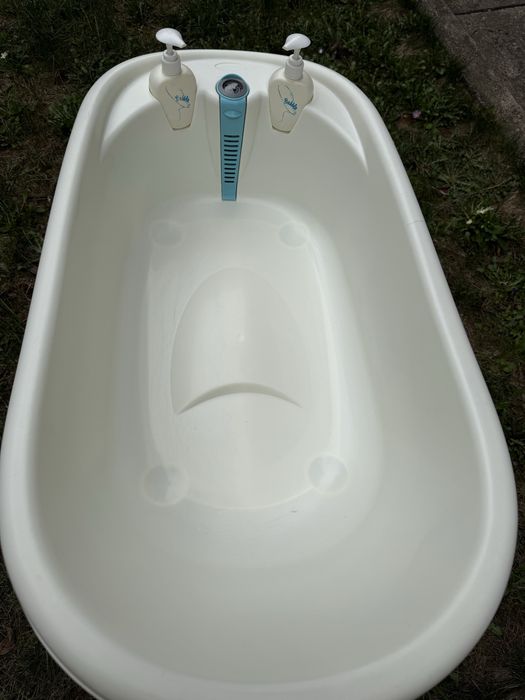 Бебешка вана със стойка и термометър Cangaroo Bubble