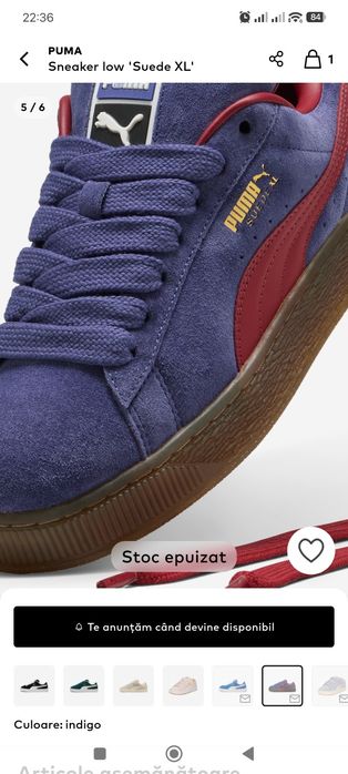 Puma suede xl albastru