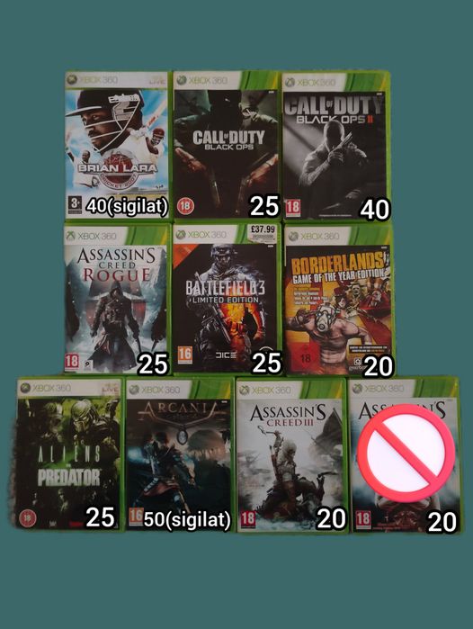 Joc Xbox 360, preț în poze