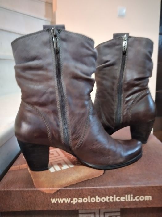 Зимни ,кафяви ботуши