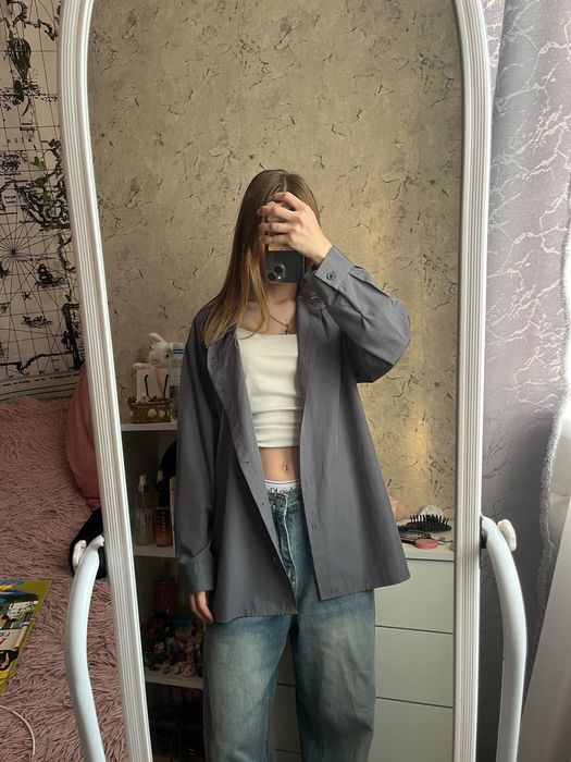 Продам серую рубашку