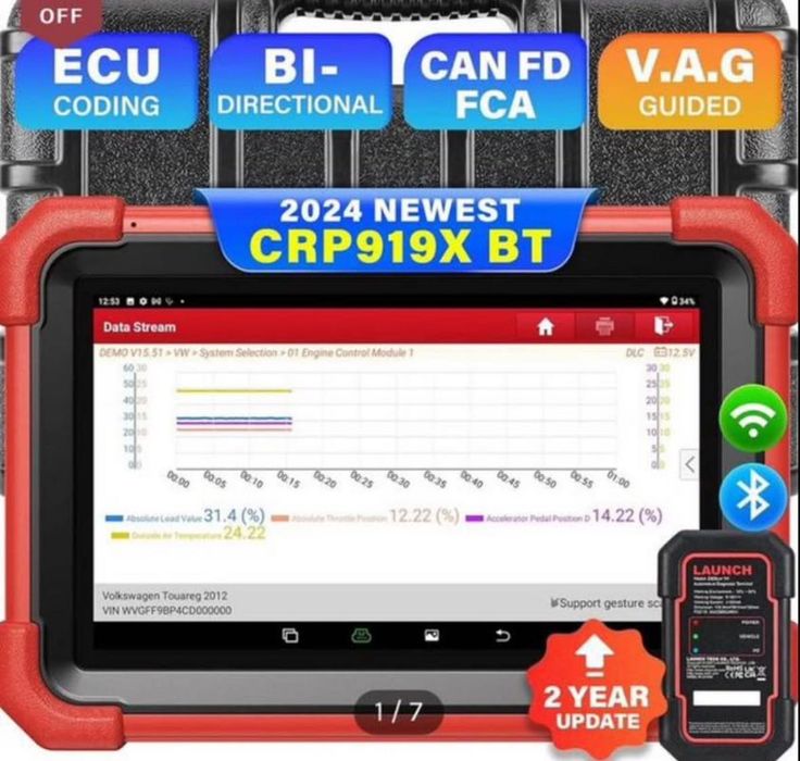 Diagnoza profesională auto launch sistem x431 nouă 919x BT