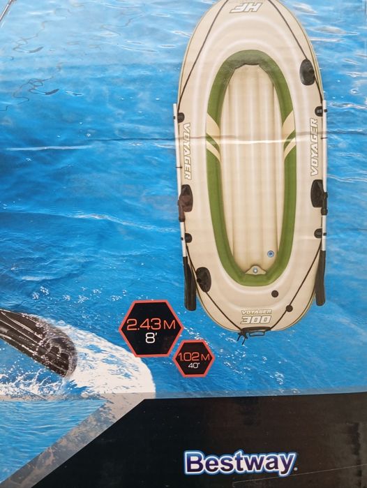 Надуваема лодка 2+1