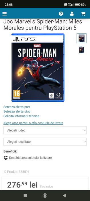 Joc ps5 Spider-Man