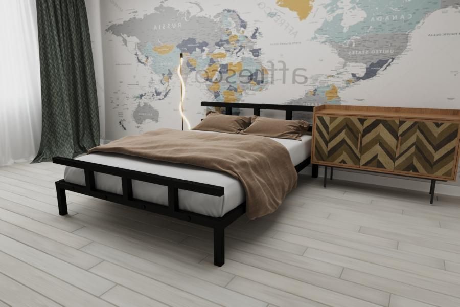 Кровать лофт металл каркас