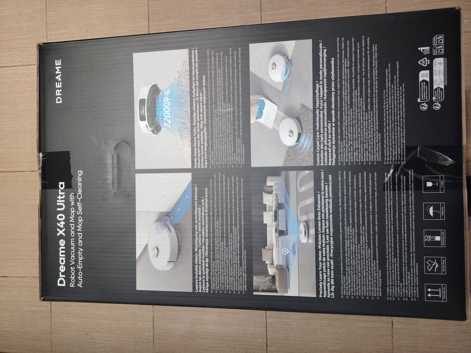 Nou-robot de aspirare cu mop rotativ Dreame X40 Ultra RLX63CE