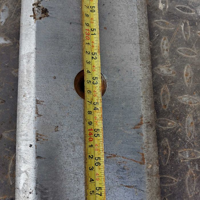 нож за кофа на телескопичен товарач, 8 отвора 240см, за bobcat