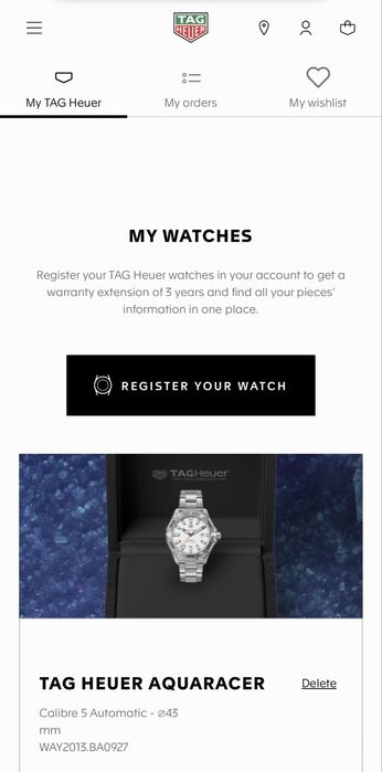 TAG Heuer Aquaracer Calibre 5 43mm
