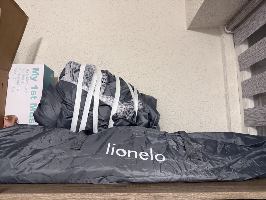 Țarc joacă copii Lionelo Willow XL 180x200 + husă – stare foarte bună