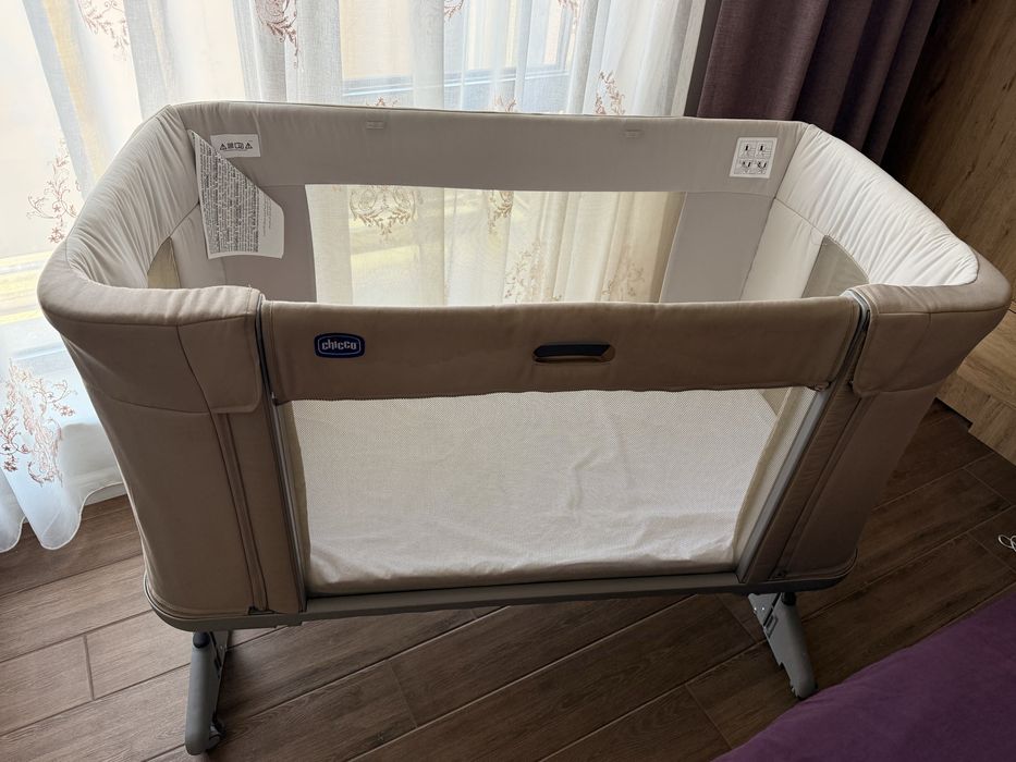 Бебешка кошара 3 в 1 Chicco Next2Me Forever, Honey Beige