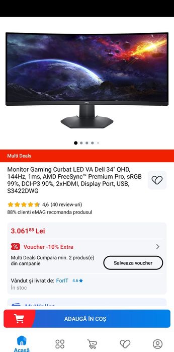 Calculator plus monitor Gaming