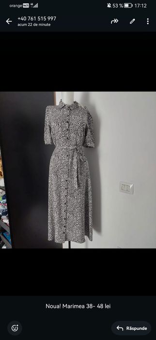 Rochie marimea 38.