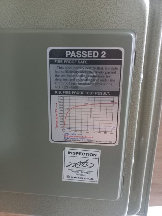 Сейф TOPAZ огнестойки Корея