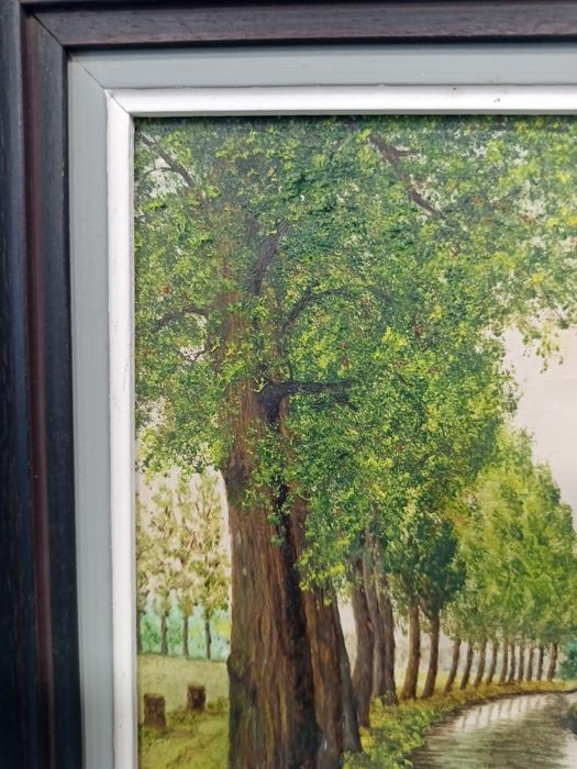 маслена картина ван лиерде: 36 x 42 см, подписана