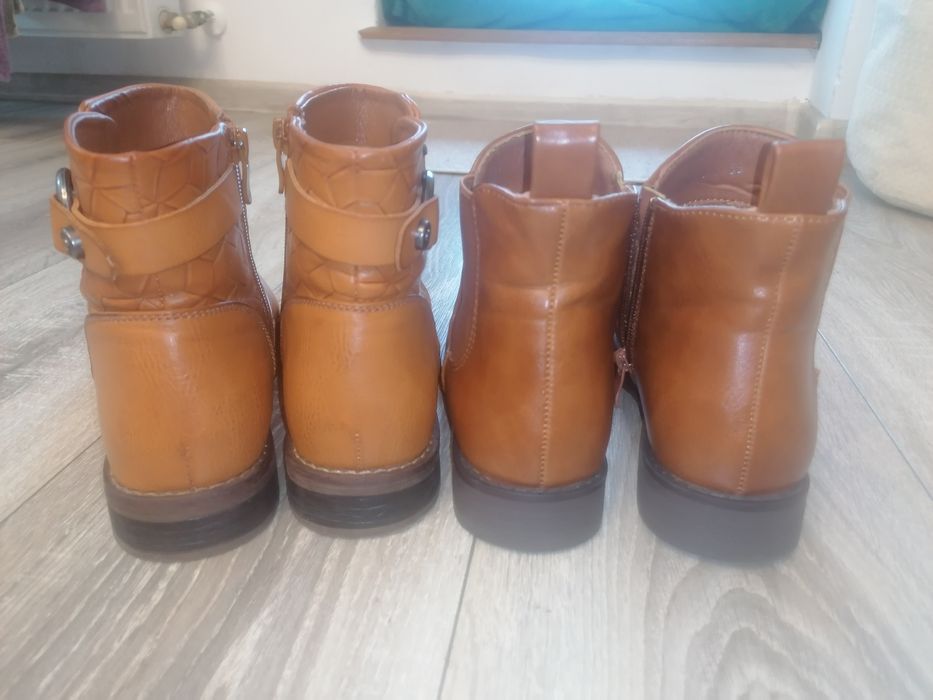 Botine damă, maro, mărime 36