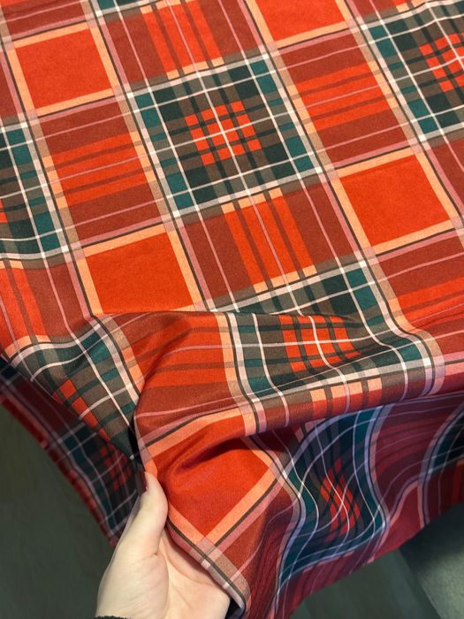 Față de masă, Pepco, roșie, 140x130, pătrată