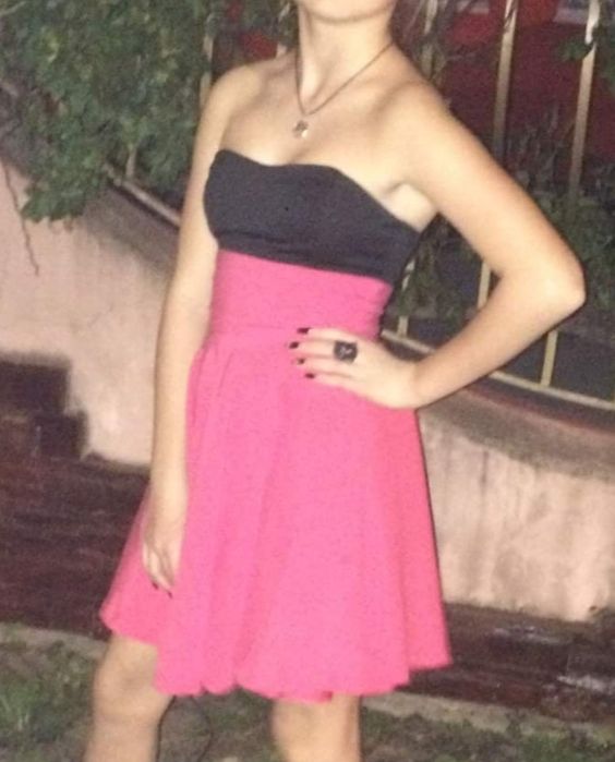 Розова рокличка XS