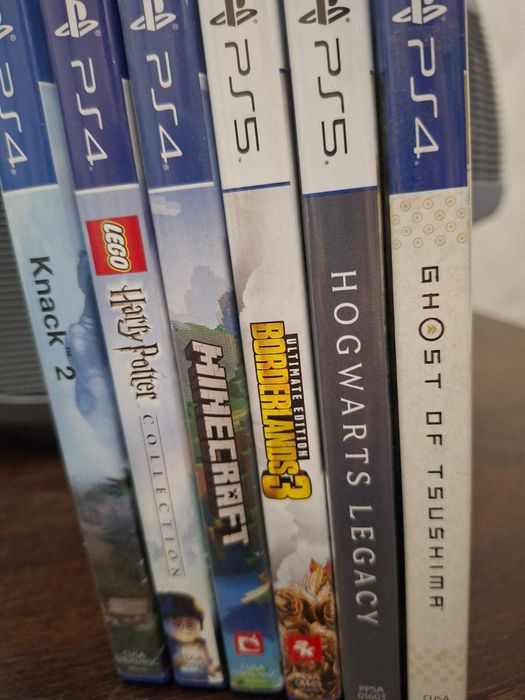 Игры для PS4 - PS5 (Minecraft, Hogwarts, Призрак Цусимы)