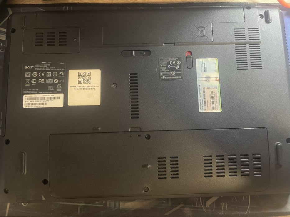 Leptop acer aspire